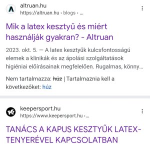 Miért húz egy ápoló latex kesztyűt...?