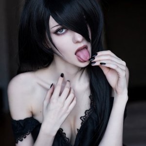 EMO Gothic Girl AI Pic - Free To Use This Pic For Anything