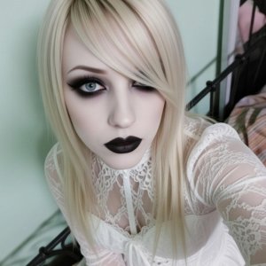 Valentínyi Márta Goth Girl AI Pic - Free To Use This Pic For Anything