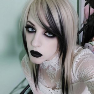 Valentínyi Márta Goth Girl AI Pic - Free To Use This Pic For Anything