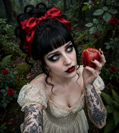 Beautiful Black Haired Snowhite