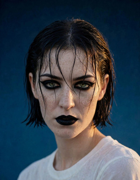 Amazing Sexy Black Haired Woman